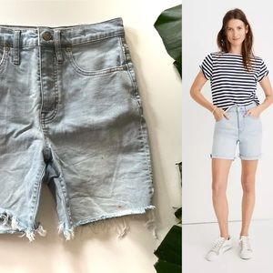 Sold! Madewell High Rise Jean Mid Length Shorts